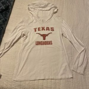 Sz L women’s Colosseum Athletics Texas Longhorn Hooded Tshirt